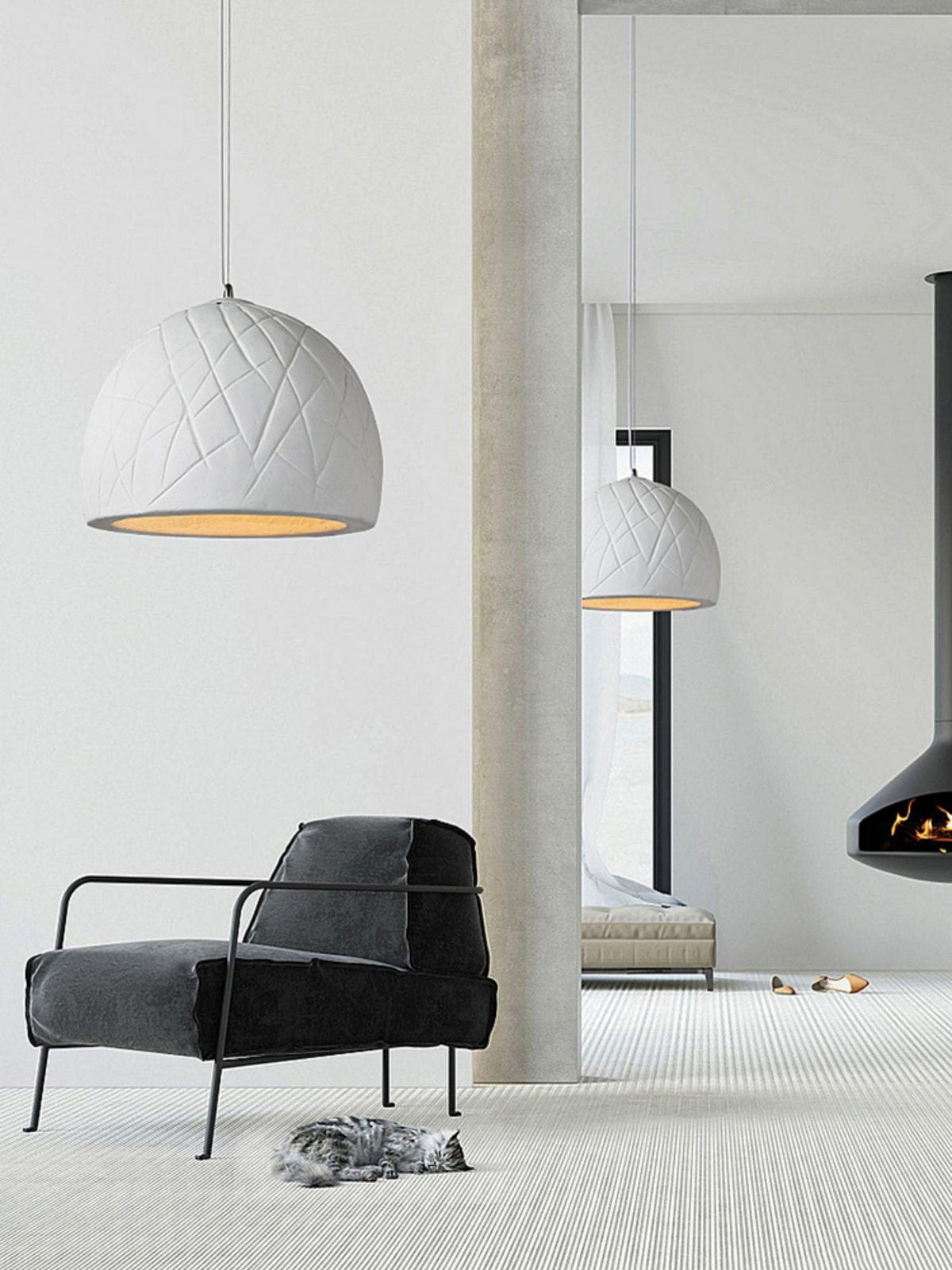 Elaisette Lume Dome Pendant Light