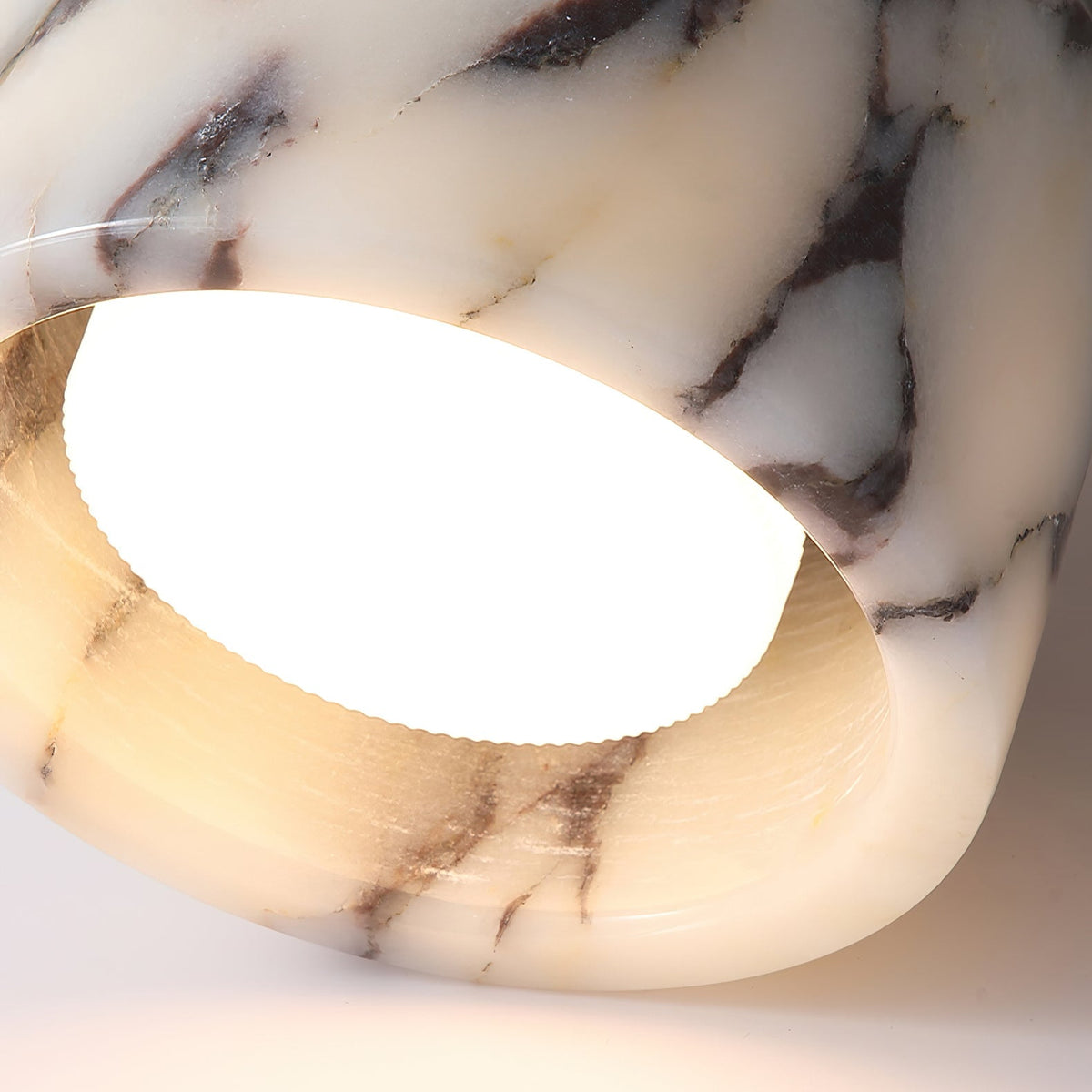 Ivinir Round Marble Ceiling Lamp-Relic Pieces