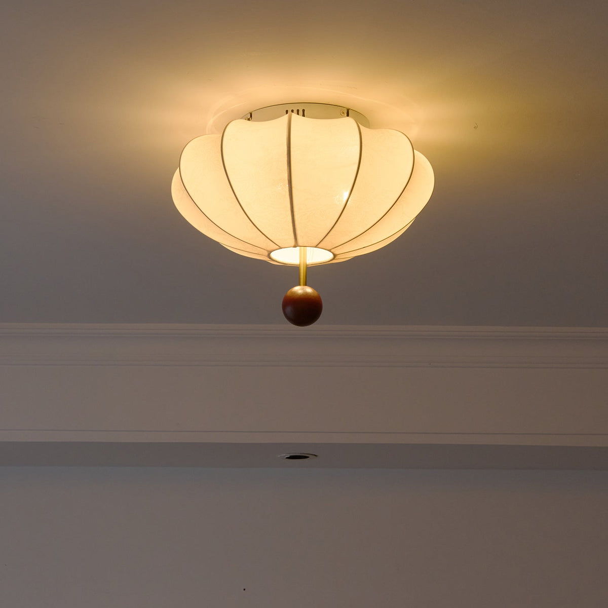 Rinapos Ceiling Light Marceline Wood & Fabric