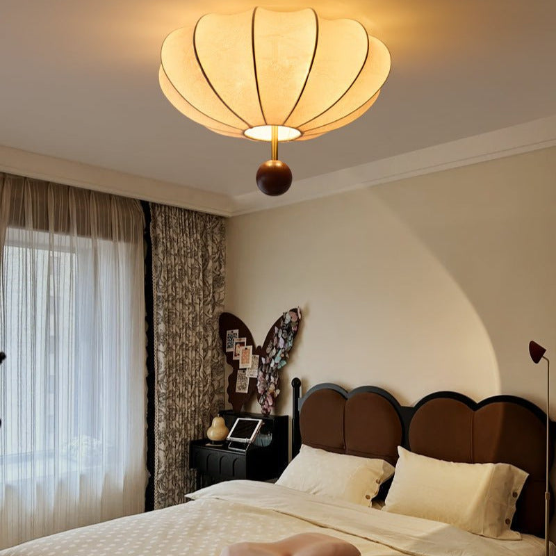 Rinapos Ceiling Light Marceline Wood & Fabric