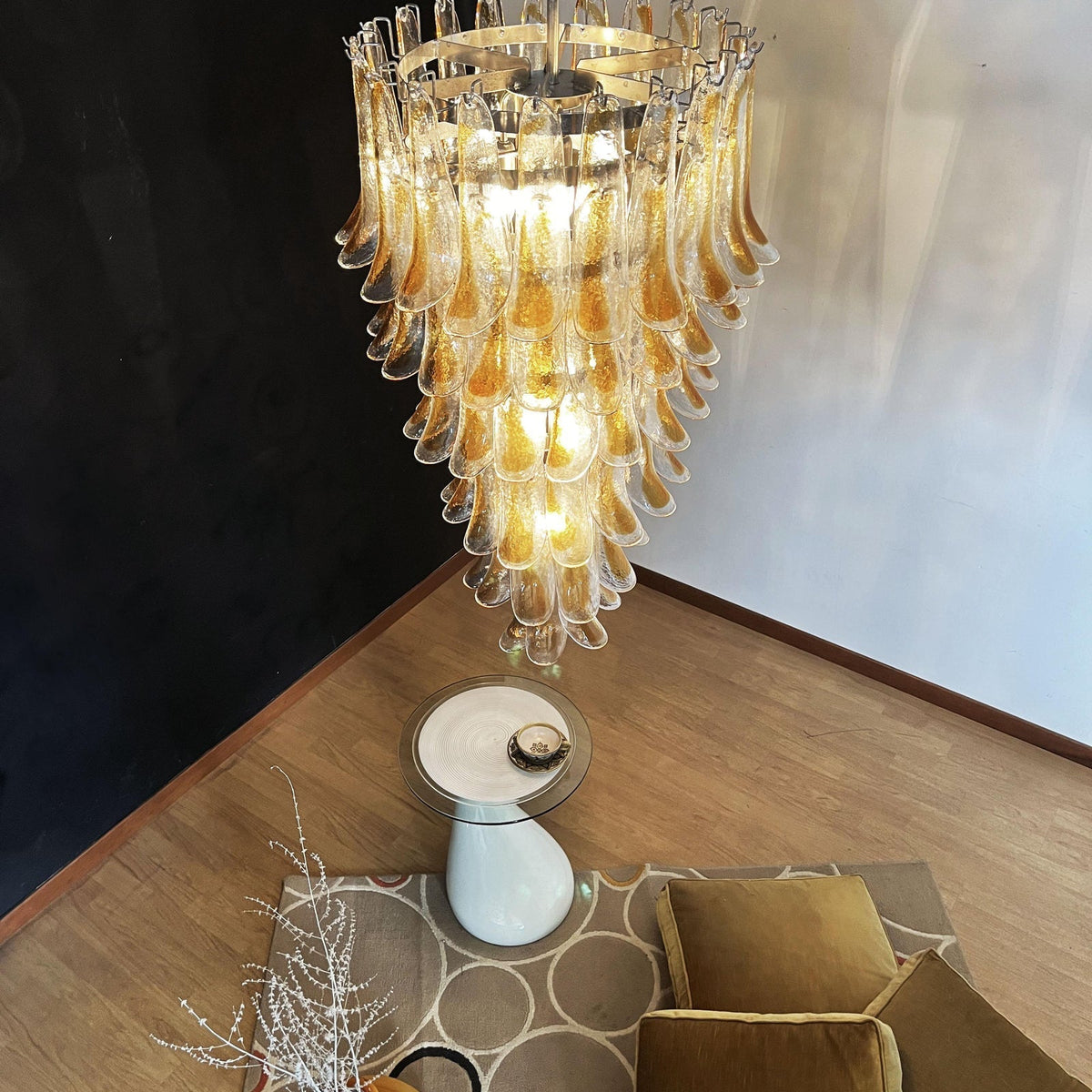 Eirisissa Lume Marigold Glass Chandelier