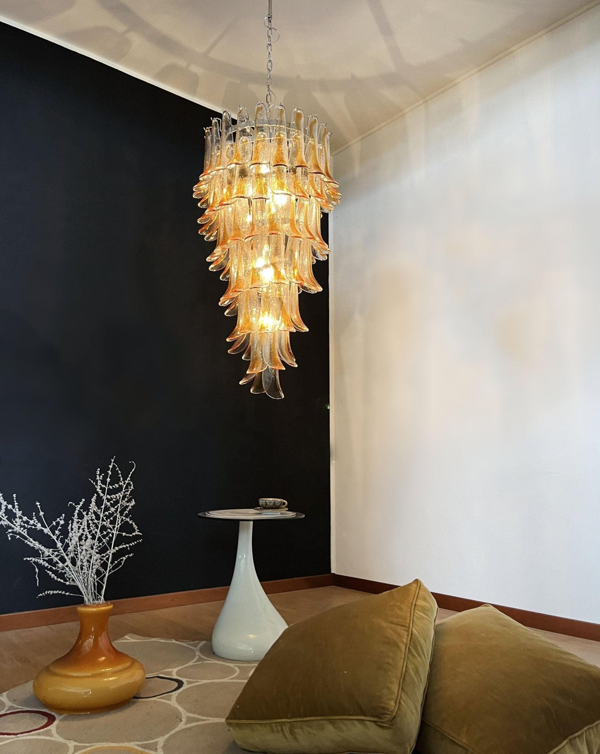 Eirisissa Lume Marigold Glass Chandelier
