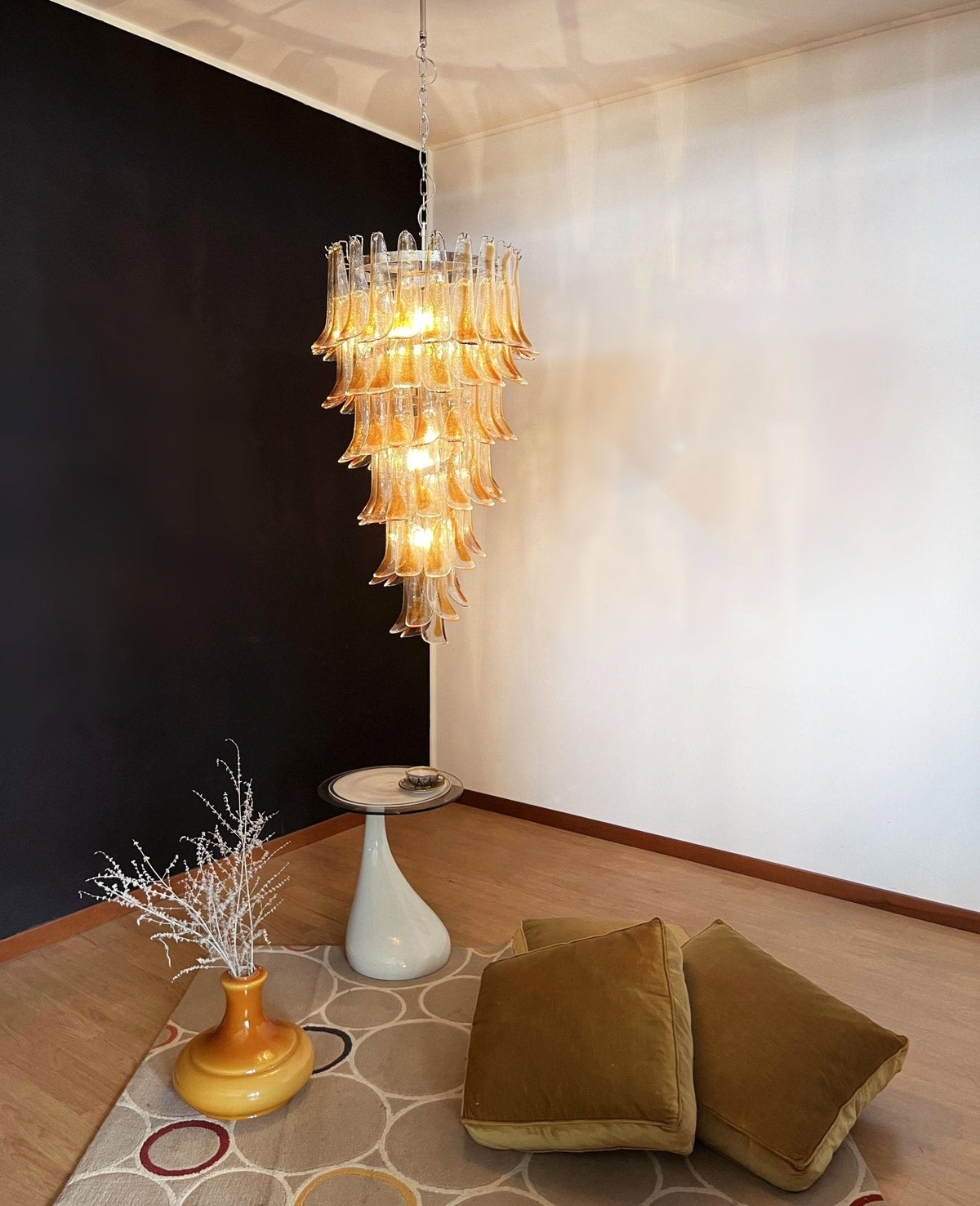 Eirisissa Lume Marigold Glass Chandelier