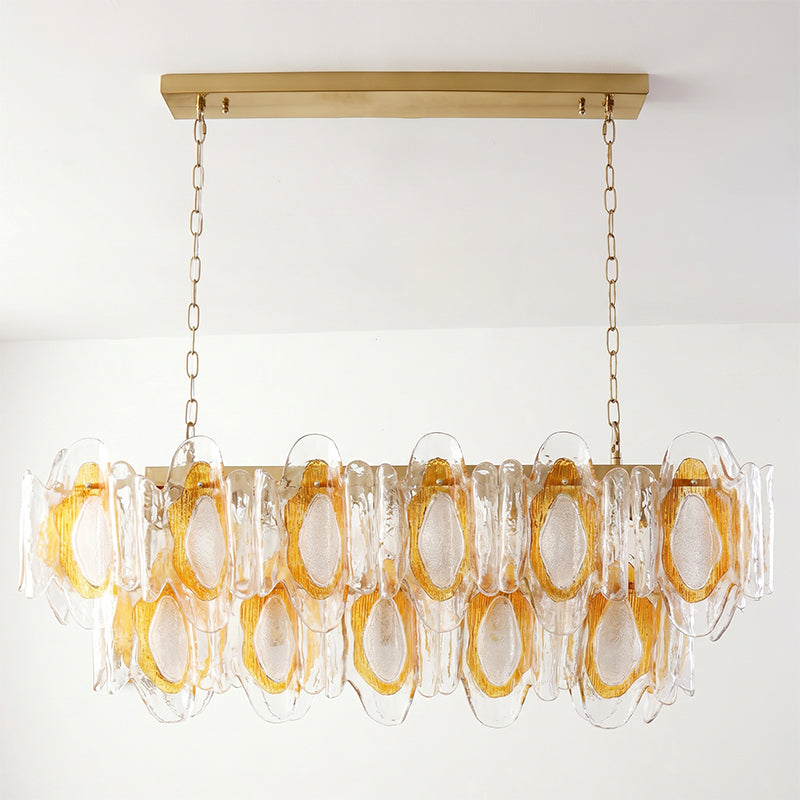 Liorueon Long Glass Chandelier