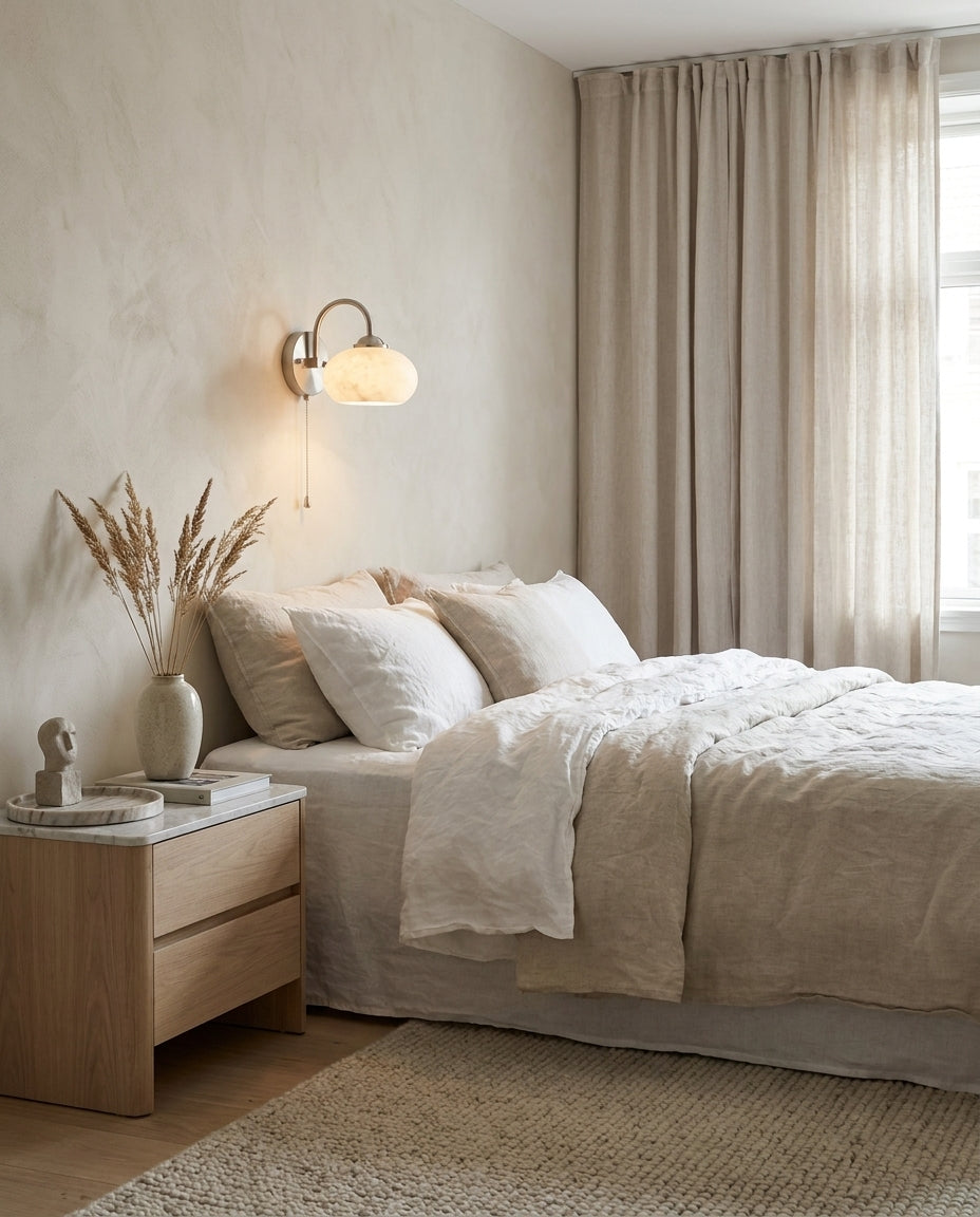Lintonmont Alabaster Wall Sconce