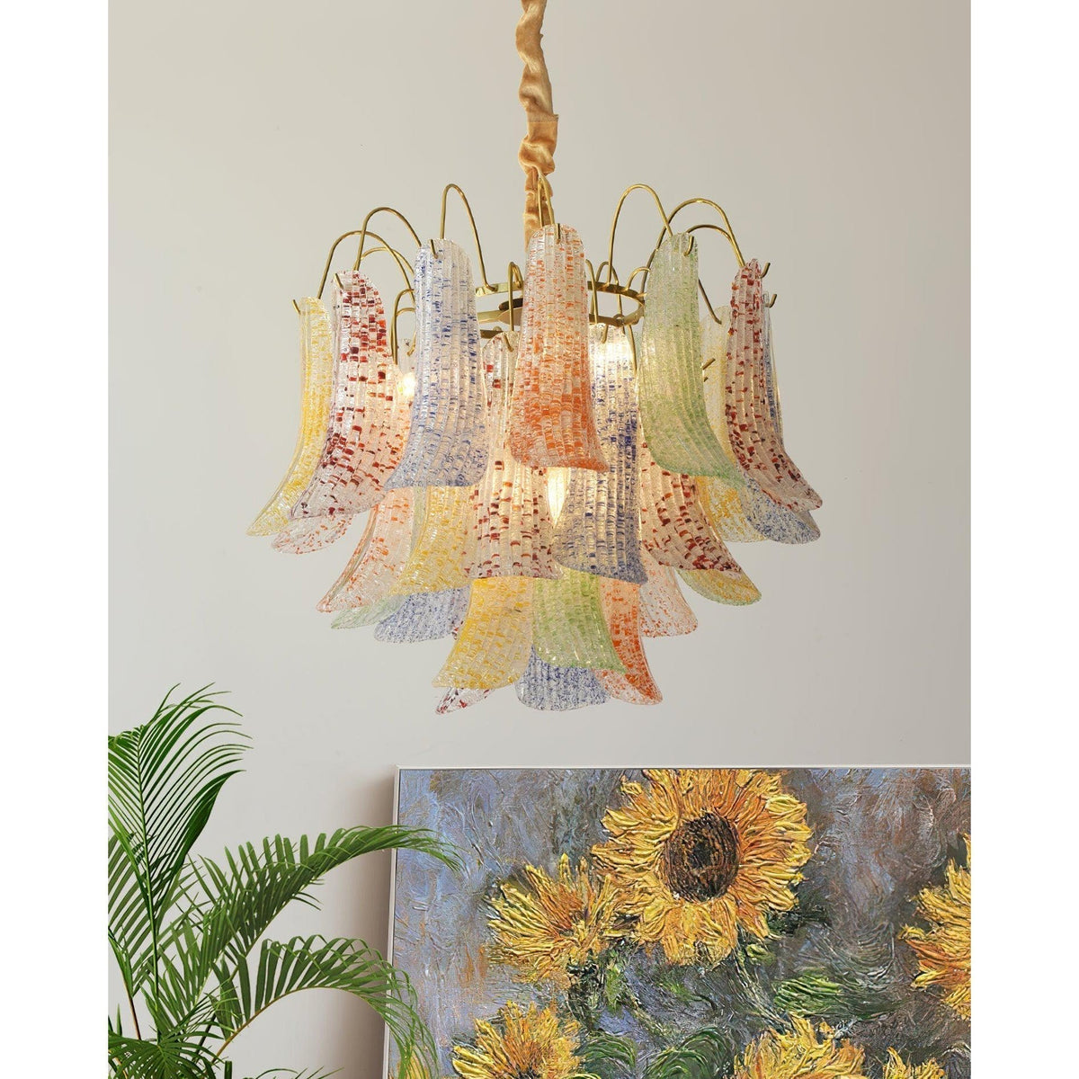 Velaelle Glass Chandelier