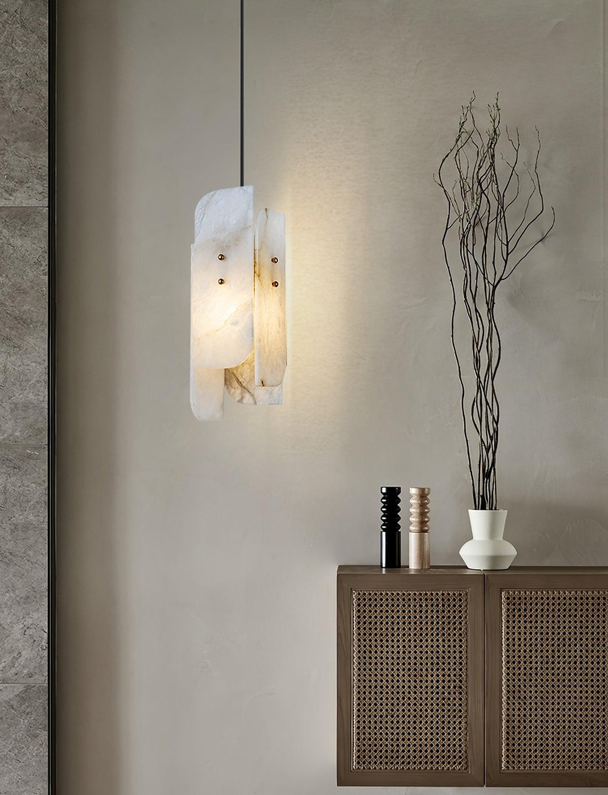 Vicarus Layered Alabaster Pendant Light