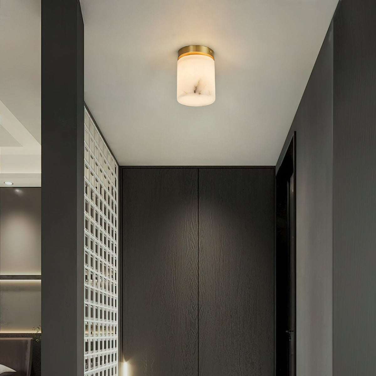 Eireneon Alabaster Ceiling Light