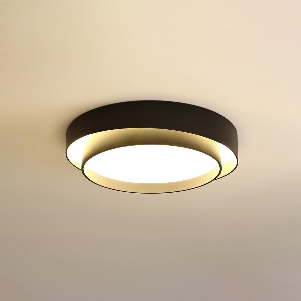 Fibanor Nordic Art Deco Circular Flush Mount Ceiling Light