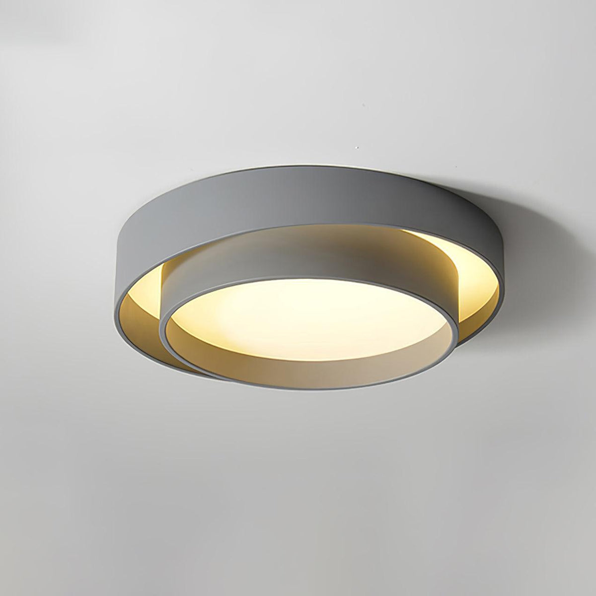 Fibanor Nordic Art Deco Circular Flush Mount Ceiling Light