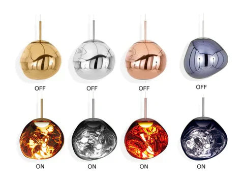 Eronexi Pendant Lights 4 Colour-Relic Pieces