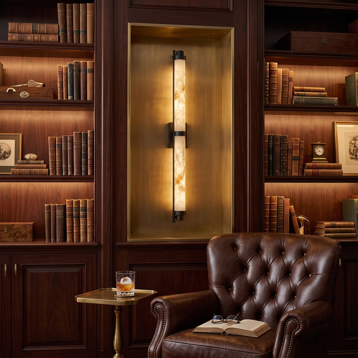 Brambleford Alabaster Wall Sconce