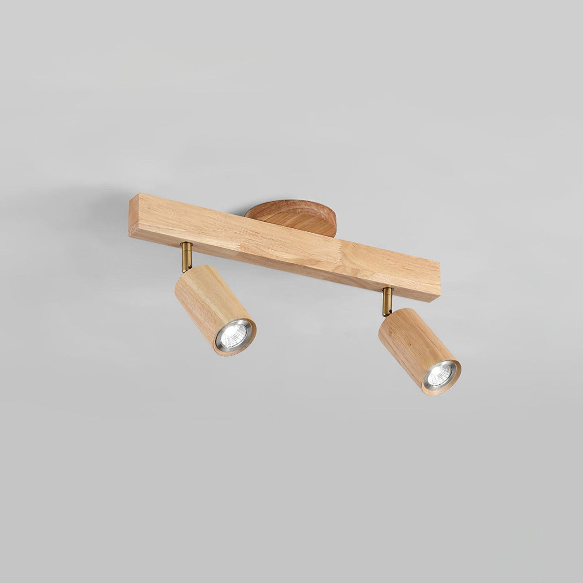 Visusot Track Lighting Spotlight Wood