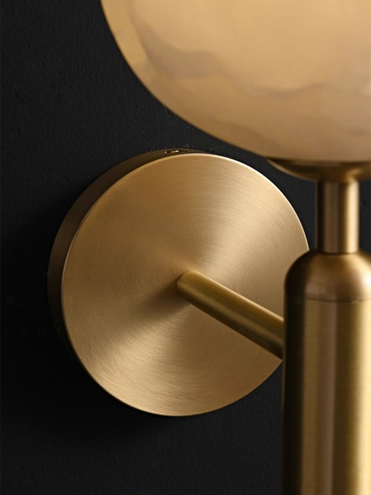 Albanette Brass Alabaster Wall Lamp