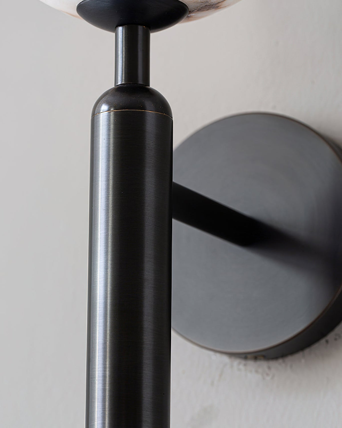 Albanette Brass Alabaster Wall Lamp