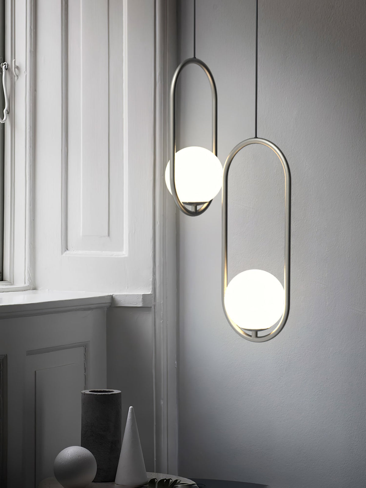 Caselora Modern Brass Pendant Light