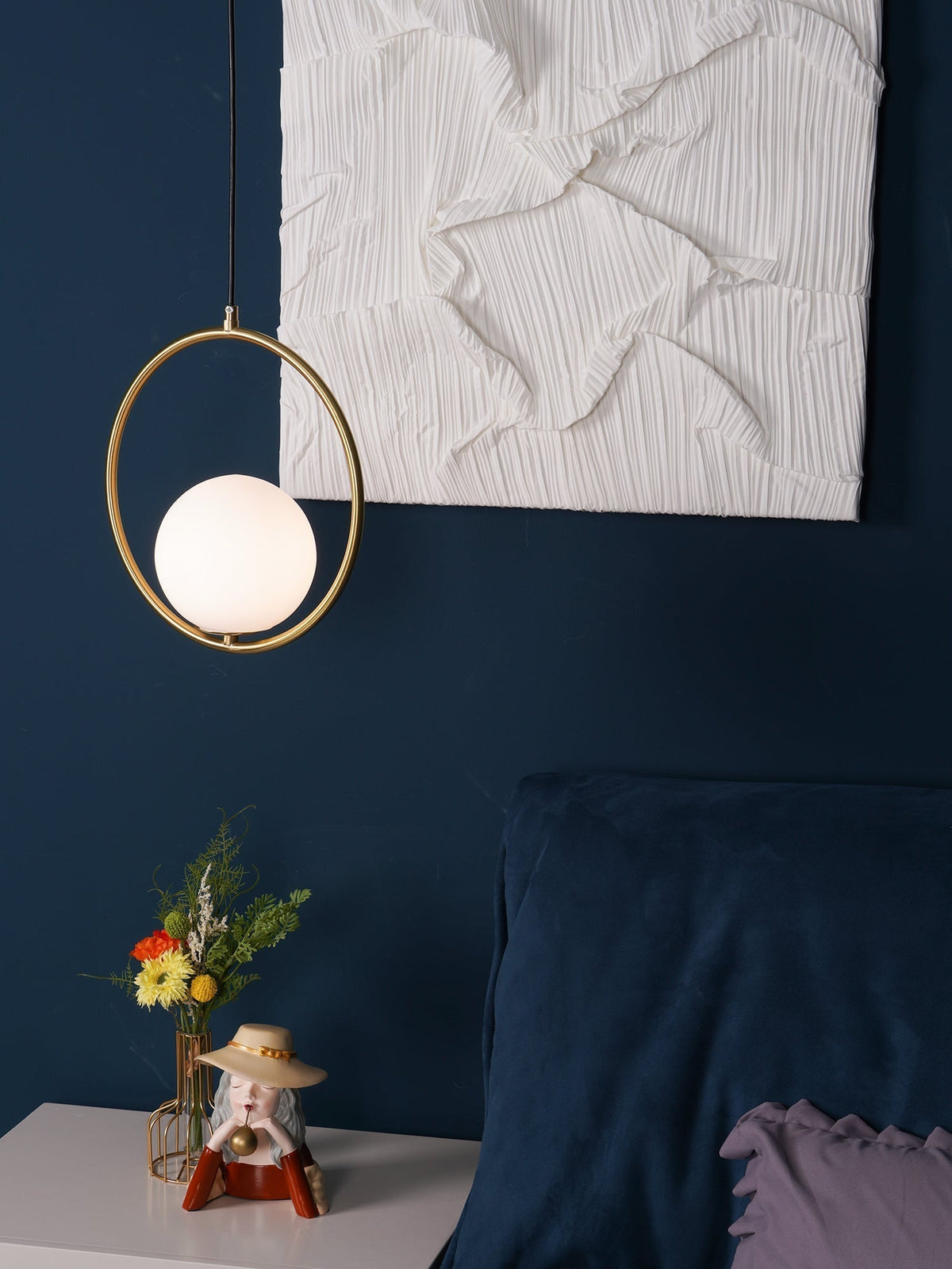 Sorveth Contemporary Brass Pendant Light