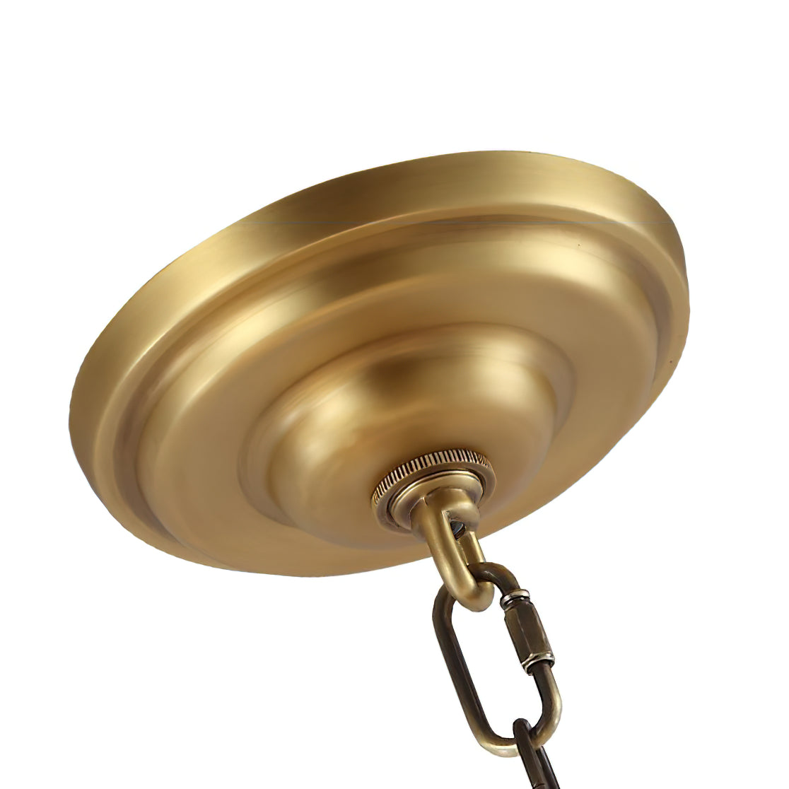 Eiruian Postmodern Luxury Brass Glass Chandelier