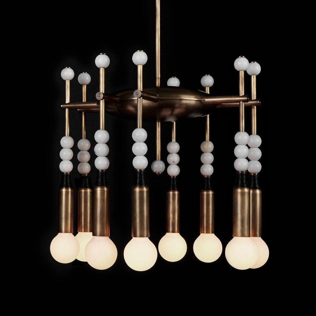 Mariviel Traditional Elegance Marble Chandelier