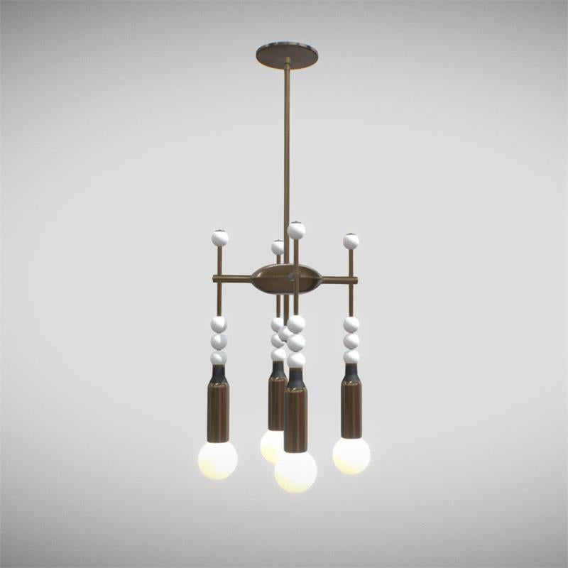 Mariviel Traditional Elegance Marble Chandelier