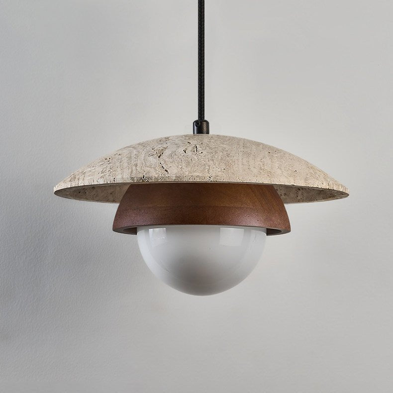 Seruenne Travertine Pendant Light