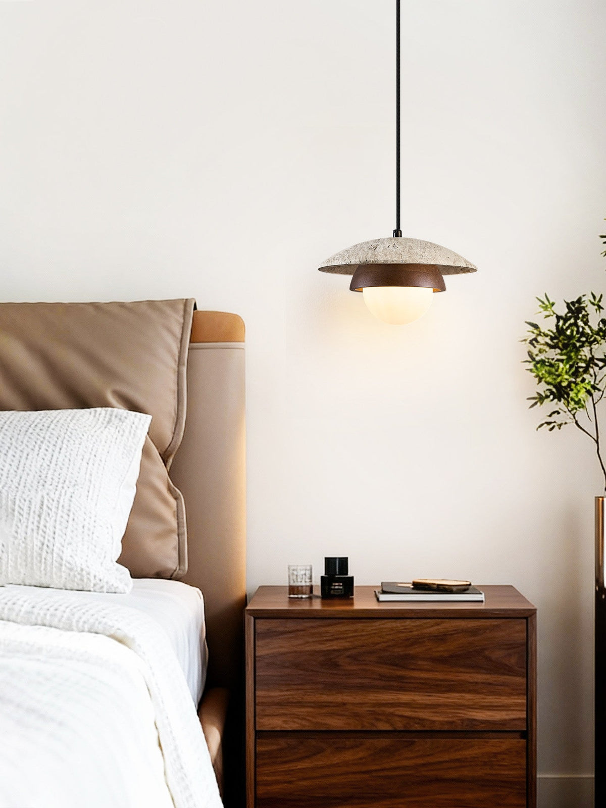 Seruenne Travertine Pendant Light