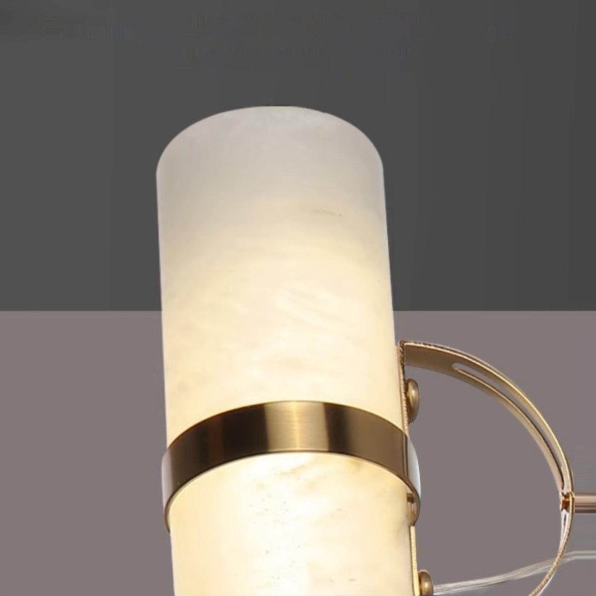 Niveaya Cylindrical Alabaster Pendant Light