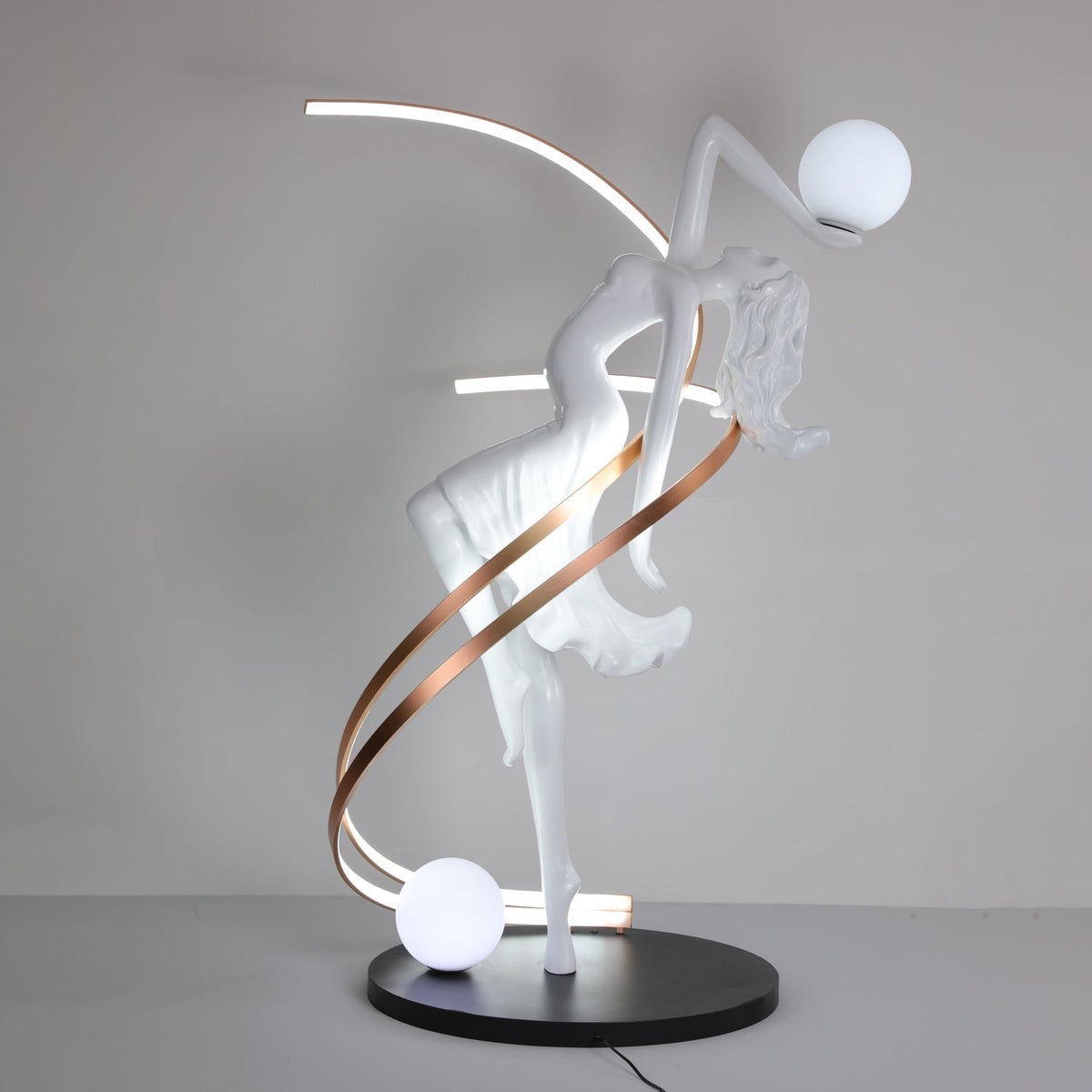 Mirorelia Floor Lamp Goddess Statue Elegant
