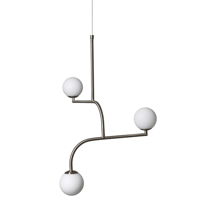 Zelireth Brass Glass Chandelier