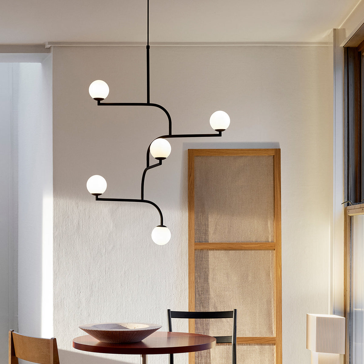 Zelireth Brass Glass Chandelier