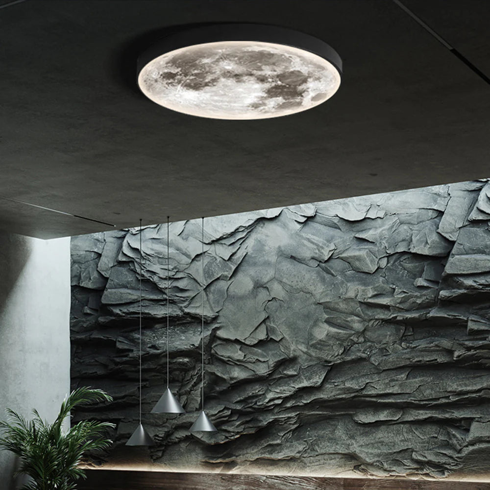 Molinide Modern Flush Mount Ceiling Light Black/White Bedroom