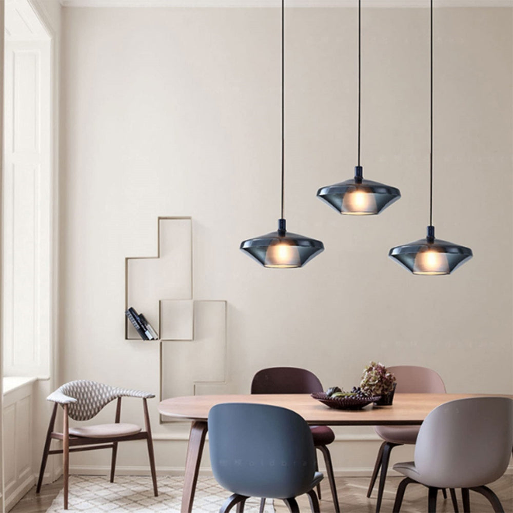 Pukudite Modern Glass Pendant Light Living Room