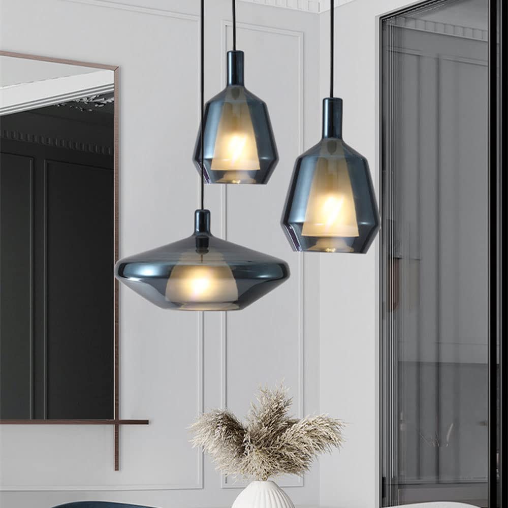 Pukudite Modern Glass Pendant Light Living Room