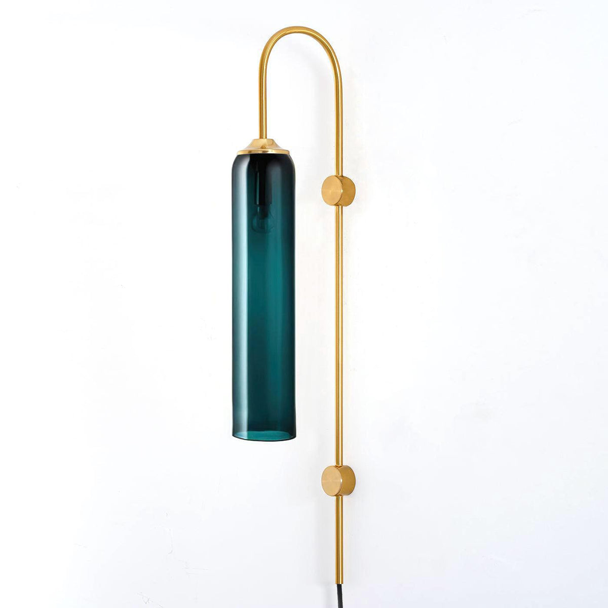 Celaielle Modern Glass Plug-In Wall Lamp
