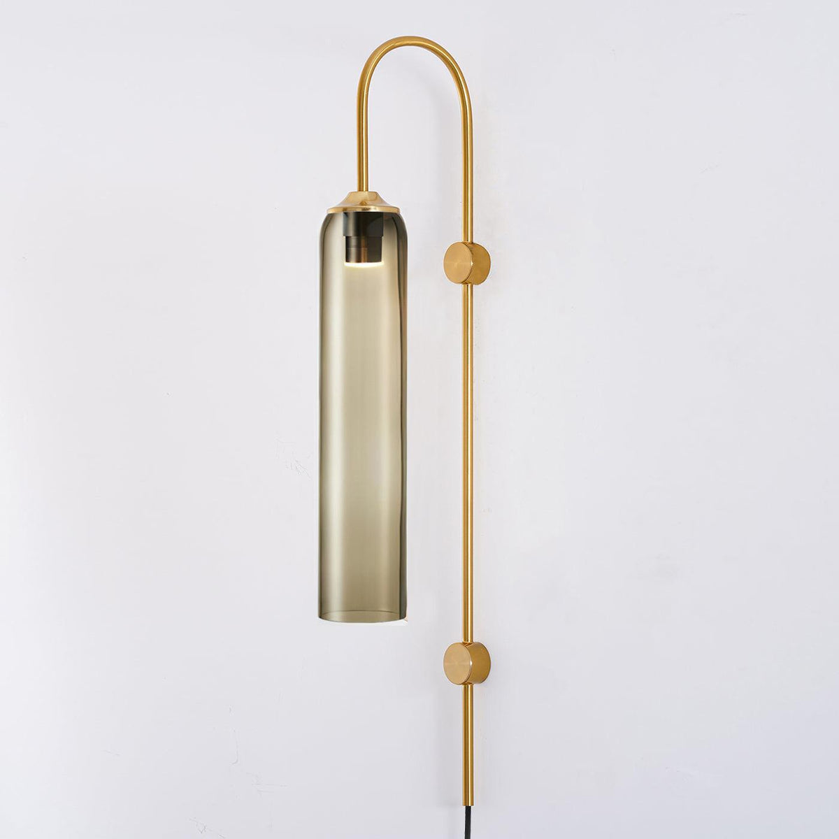 Celaielle Modern Glass Plug-In Wall Lamp