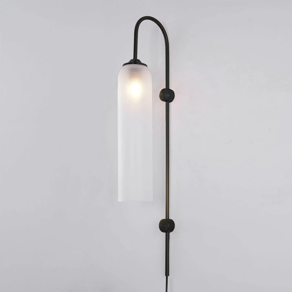 Celaielle Modern Glass Plug-In Wall Lamp