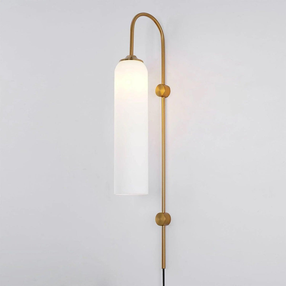 Celaielle Modern Glass Plug-In Wall Lamp