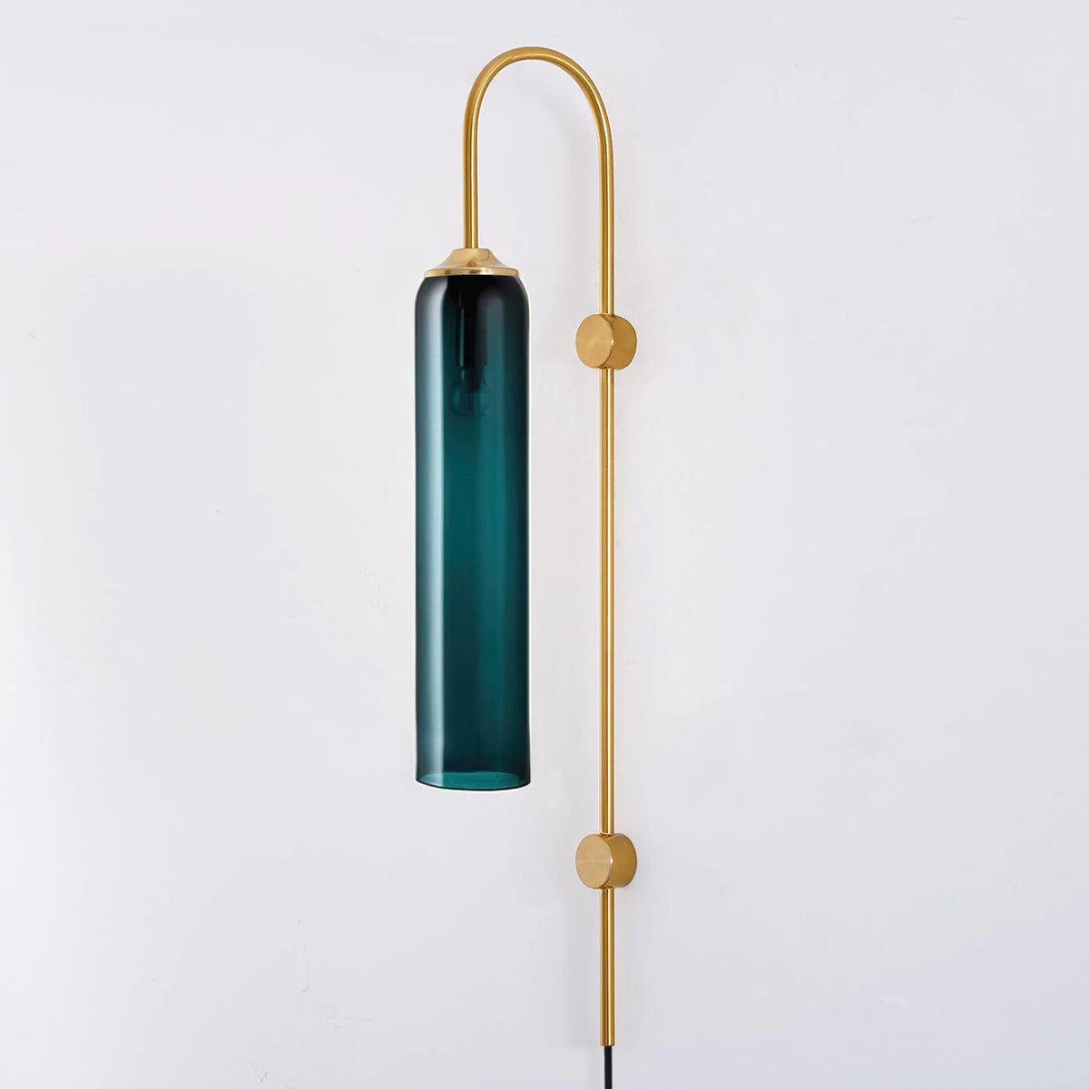Celaielle Modern Glass Plug-In Wall Lamp