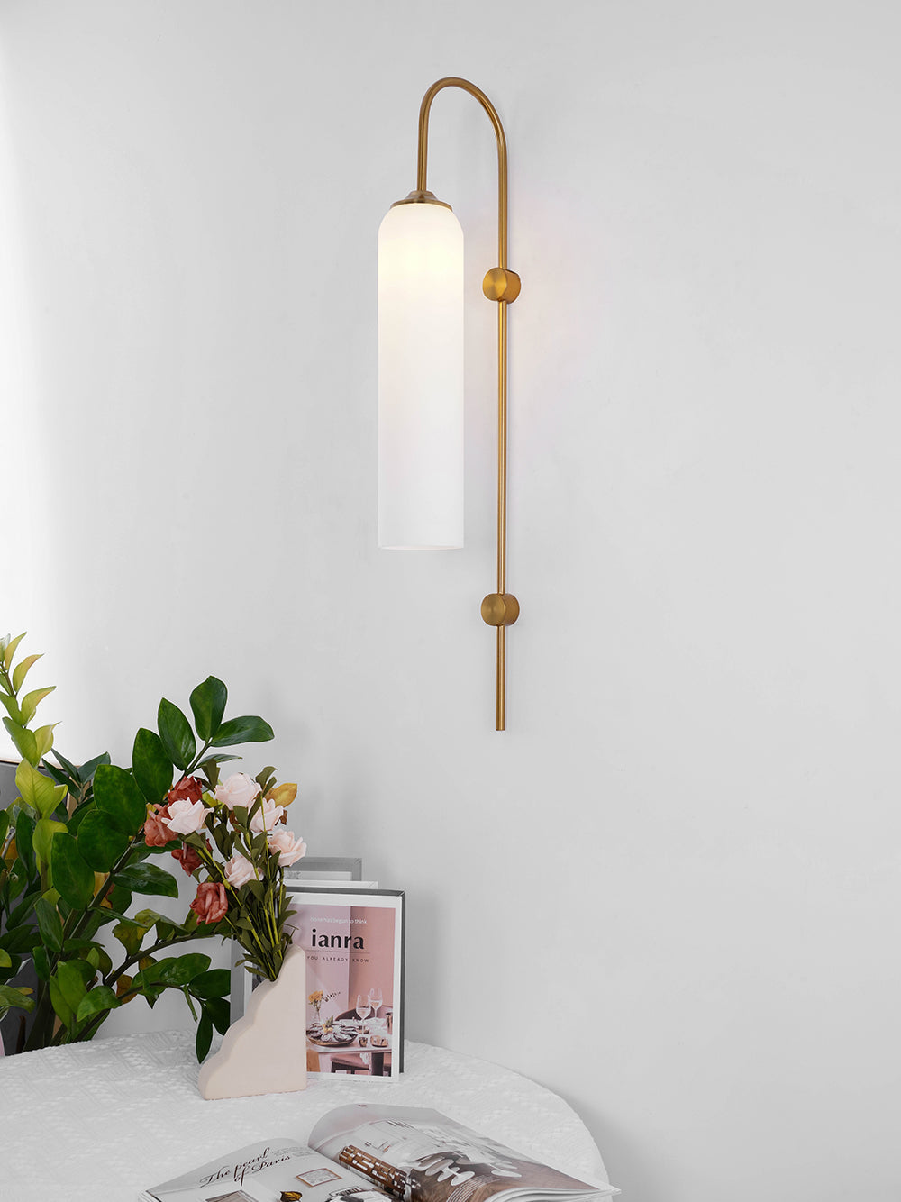 Apothem Modern Glass Wall Lamp