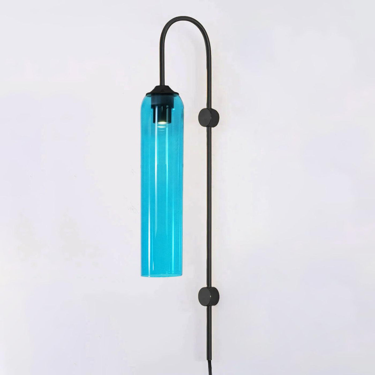 Celaielle Modern Glass Plug-In Wall Lamp