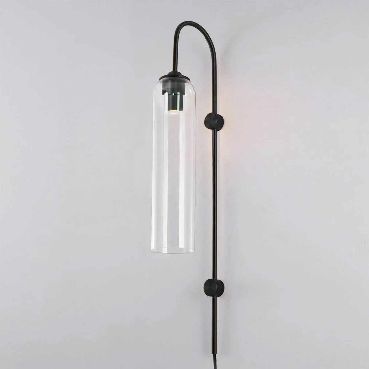 Celaielle Modern Glass Plug-In Wall Lamp