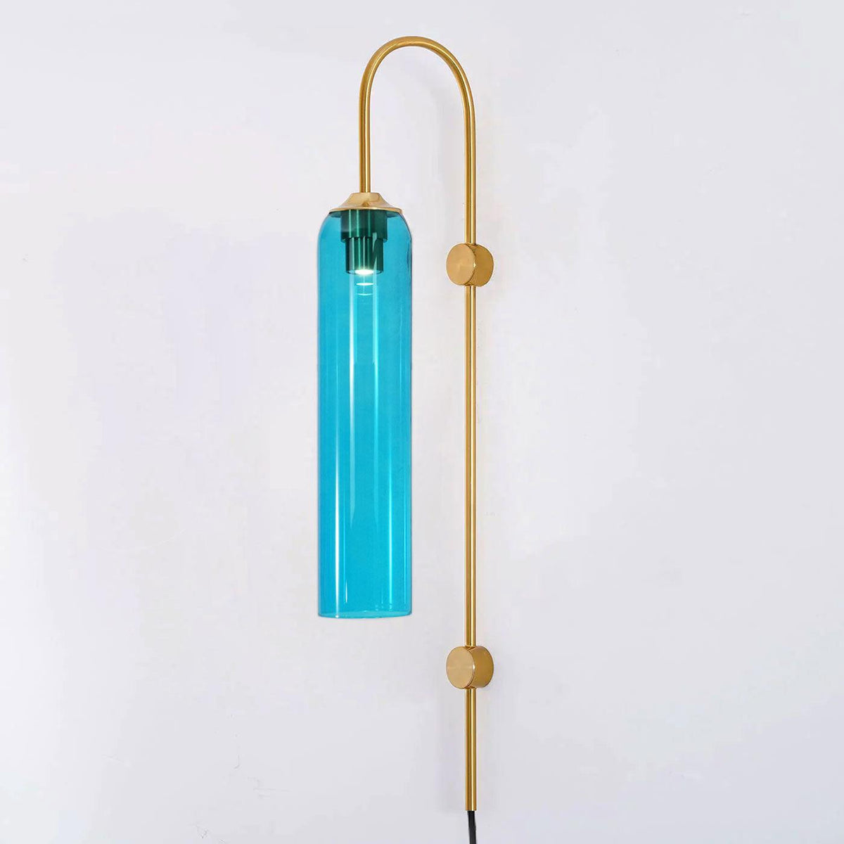 Celaielle Modern Glass Plug-In Wall Lamp