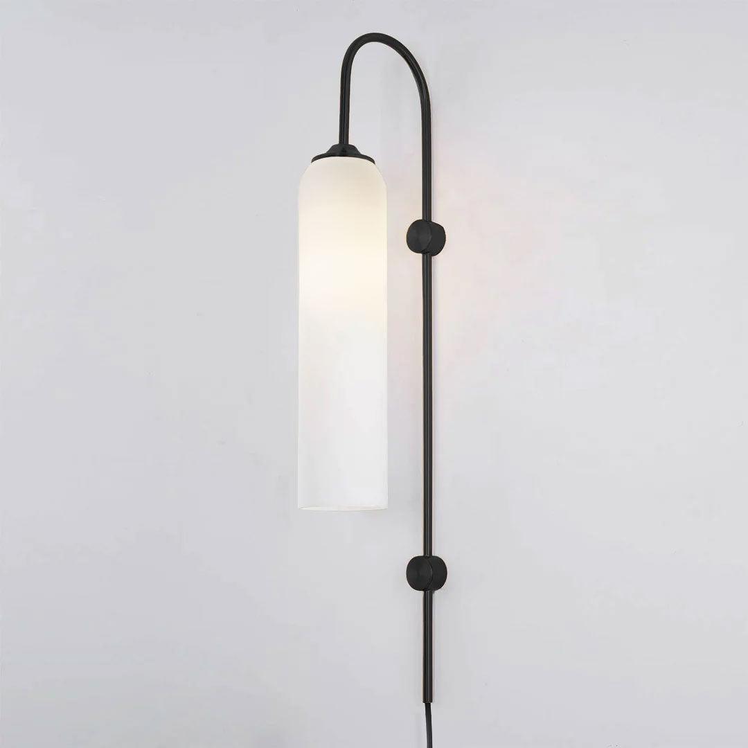 Celaielle Modern Glass Plug-In Wall Lamp