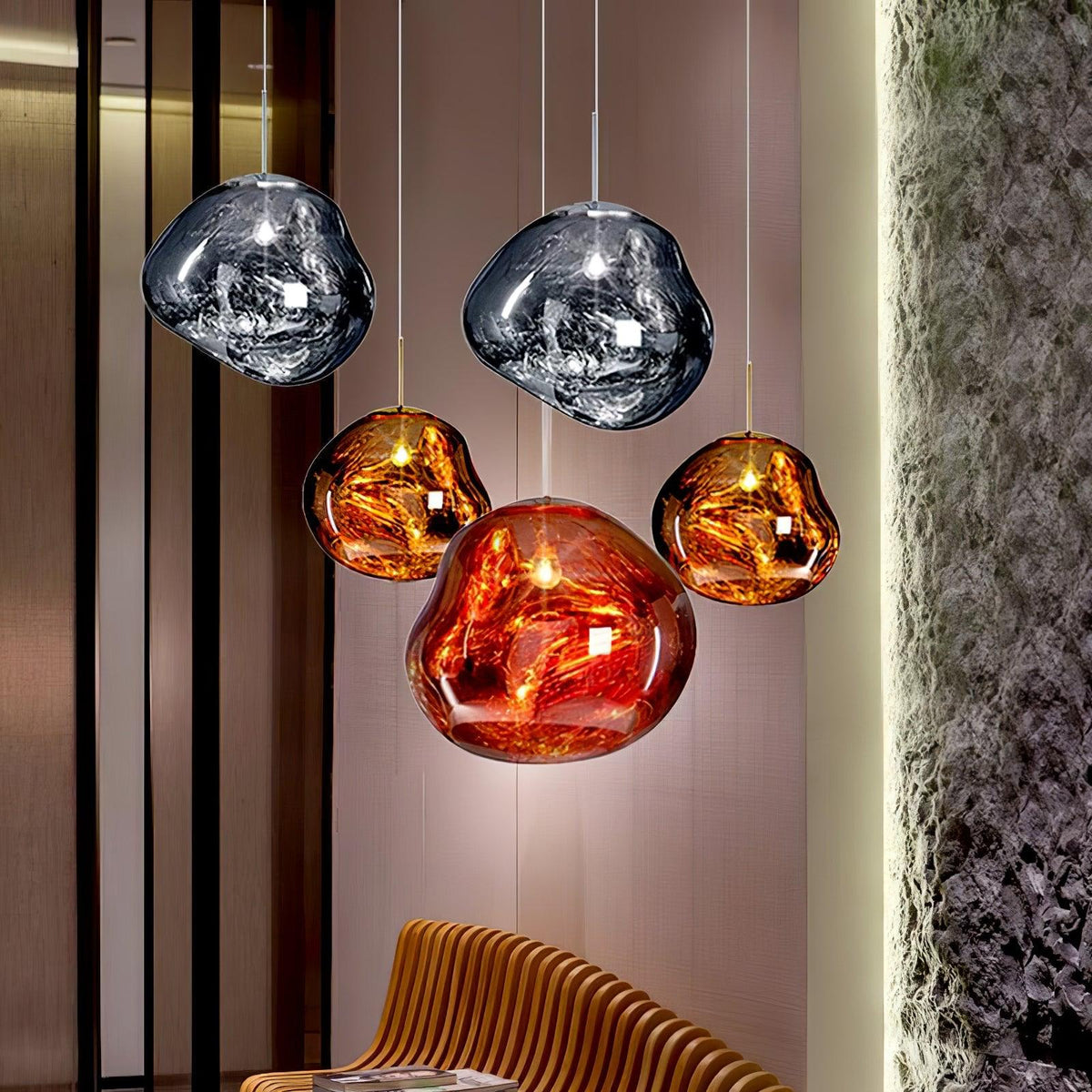 Roseview Lava Pendant Light