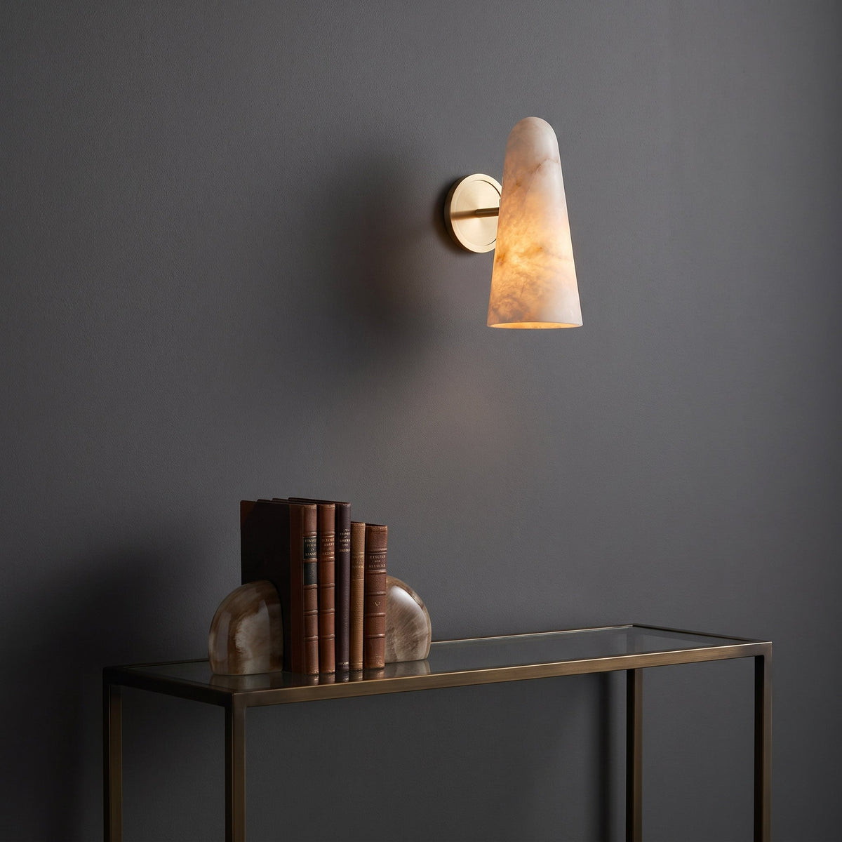 Montfaucon Alabaster Wall Sconce