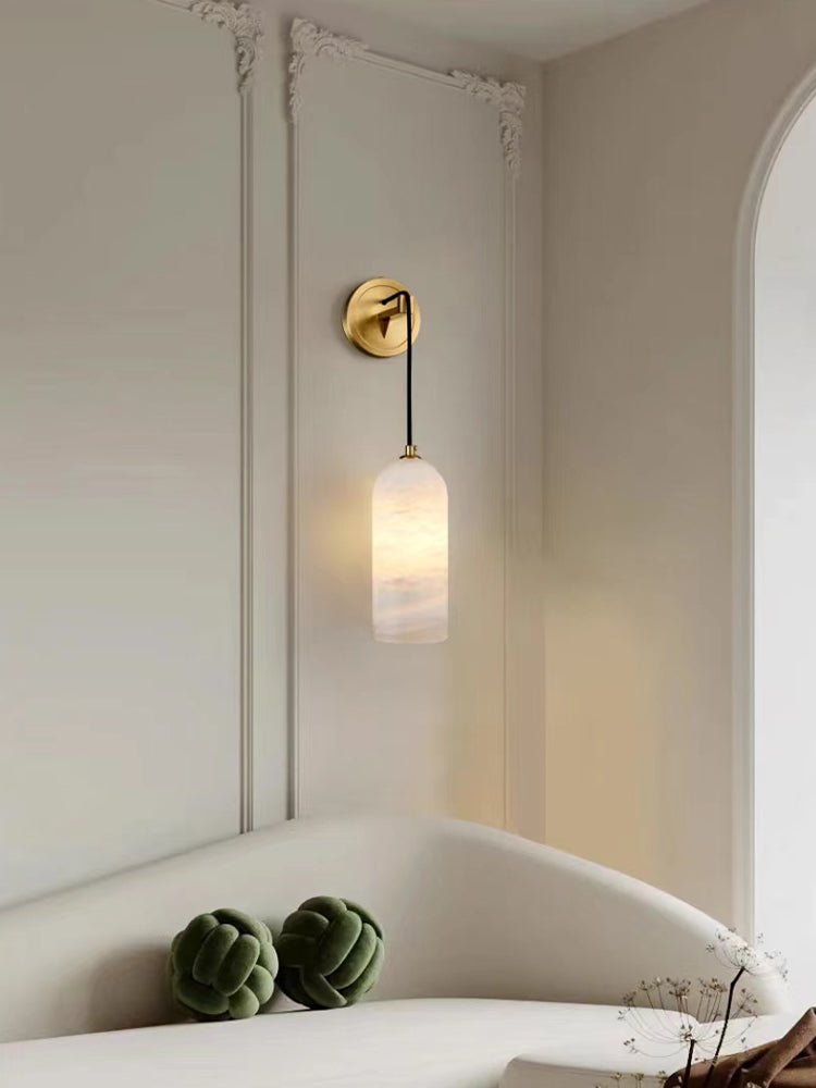 Haelion Pendant Alabaster Wall Light