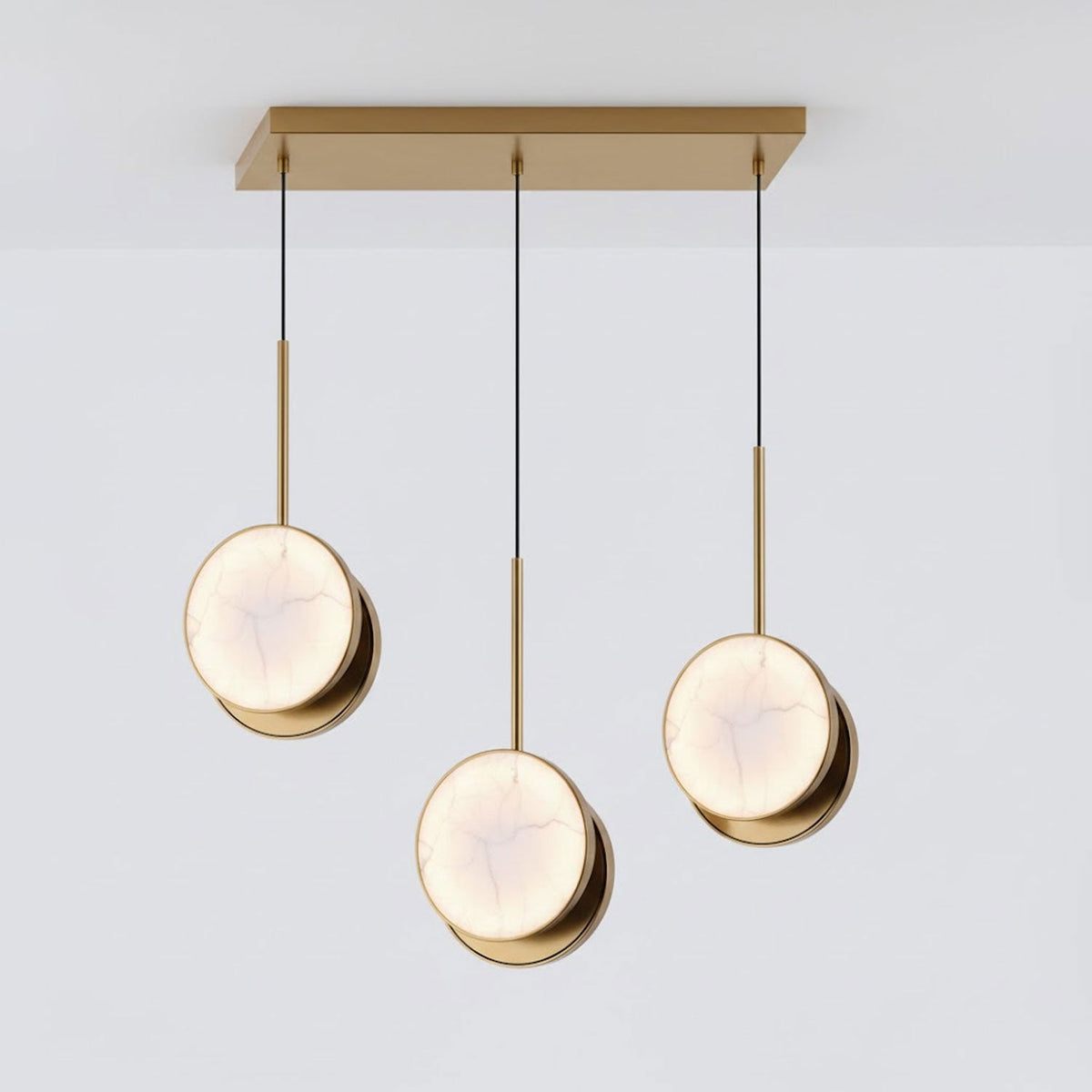 Nivinette Duo Alabaster Pendant Light