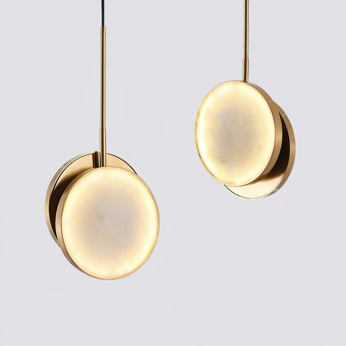 Nivinette Duo Alabaster Pendant Light
