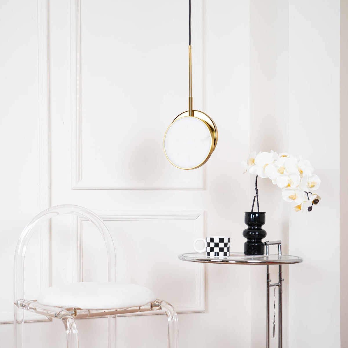 Nivinette Duo Alabaster Pendant Light