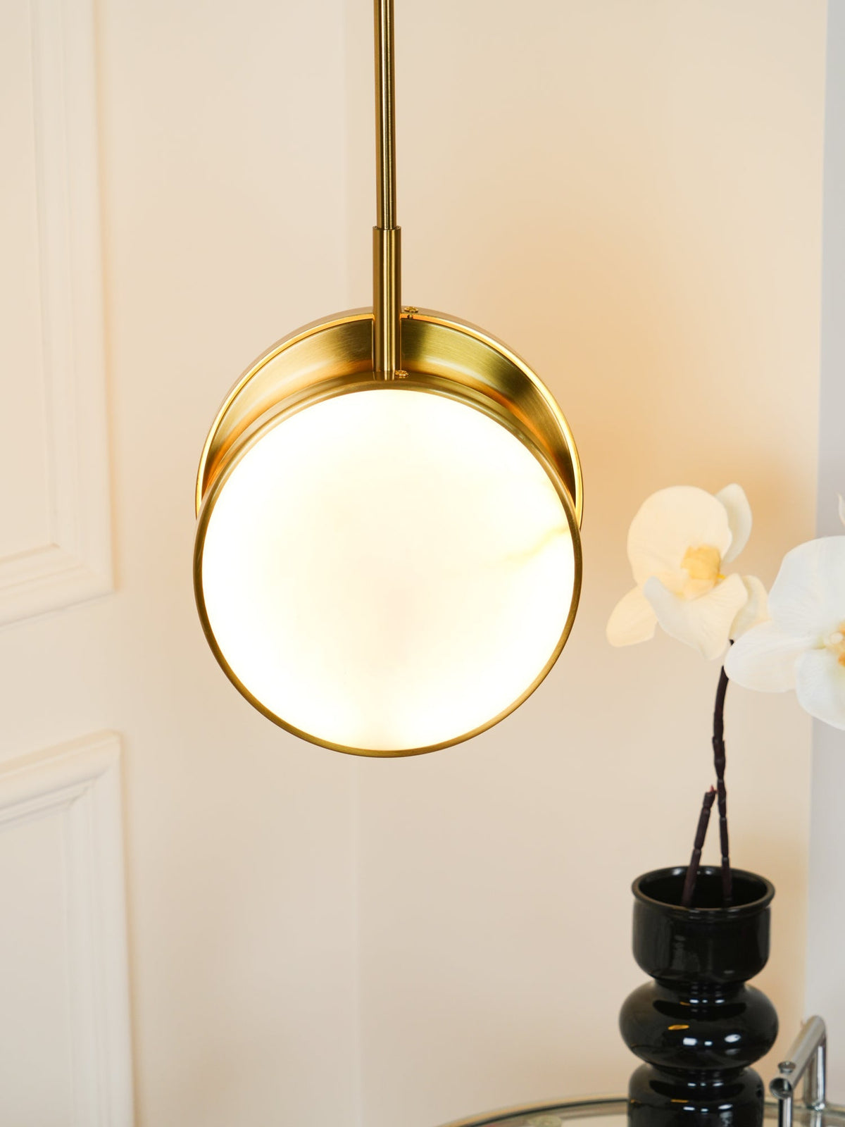 Nivinette Duo Alabaster Pendant Light
